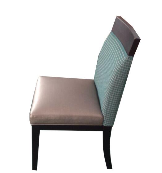 Blue Solid Wood Modern Furniture Dining Room Chairs For Restaurants , PU Finish 0
