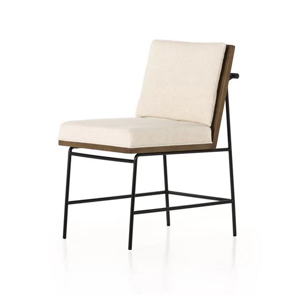 Customized Solid Oak Wood Family Dining Chair Hotel Bedroom White 0