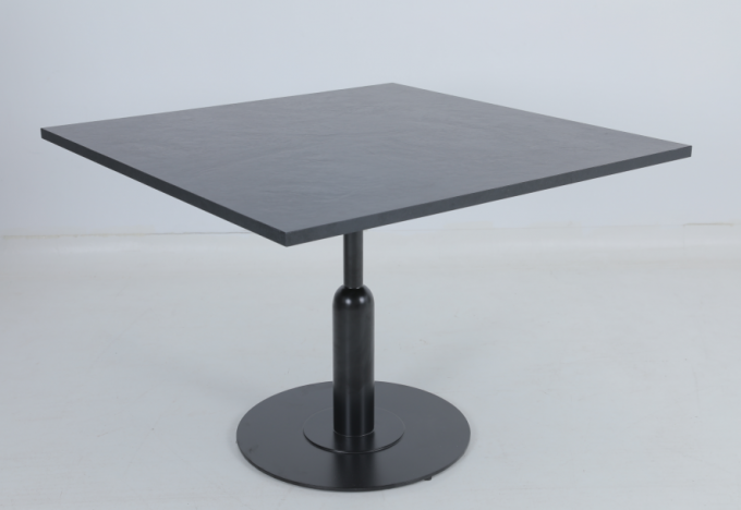 Wood Top Bedside Coffee Table Stainless Steel Base Luxury Modern 2