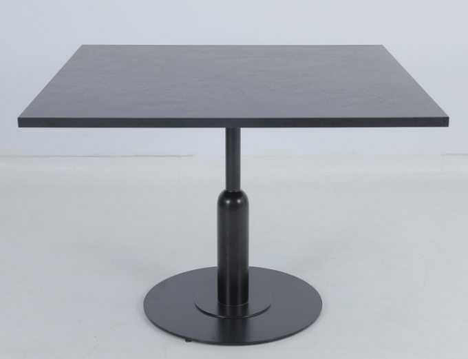 Wood Top Bedside Coffee Table Stainless Steel Base Luxury Modern 1