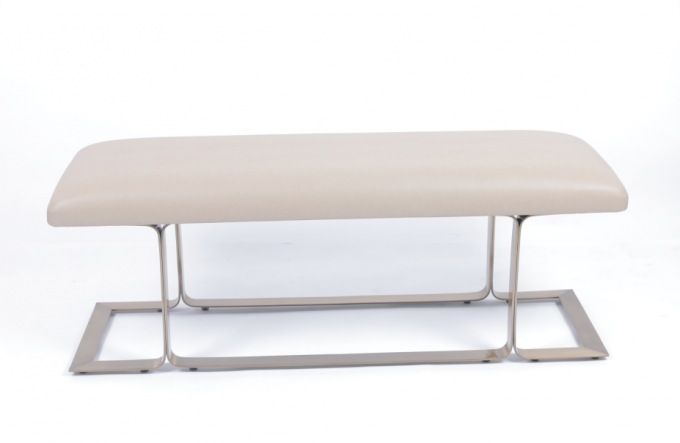 Nordic Light Luxury Leisure Bench Customizable 1