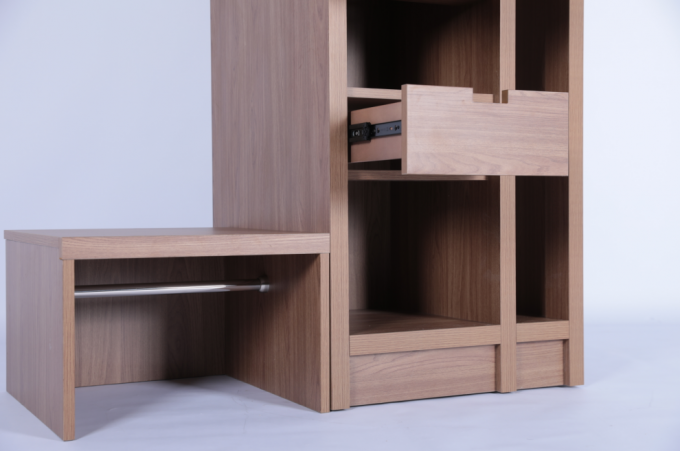 Customized Modern Closet Cabinet With Shelving And Storage For The Hotel 1