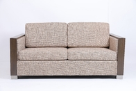 Custom Modern Upholstered Sofa With Wood Frame Arm Rest And Stainless Steel Legs