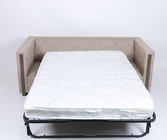 Fabric Upholstered Wooden Arm Hotel Queen Sofa Sleeper Luxury Modern Design