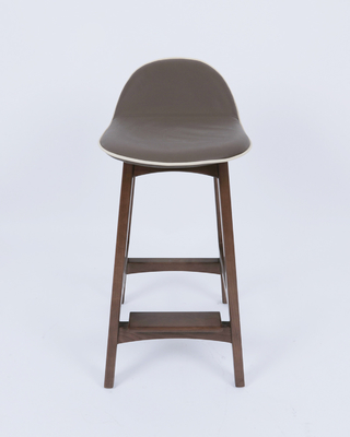 Buy Solid Wood Barstool Luxury Vinyl For Dining Room Restaurant online manufacture