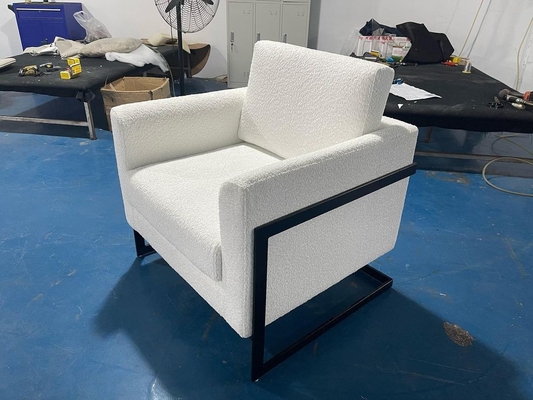 Modern Metal Frame Upholstered Lounge Chair Customized