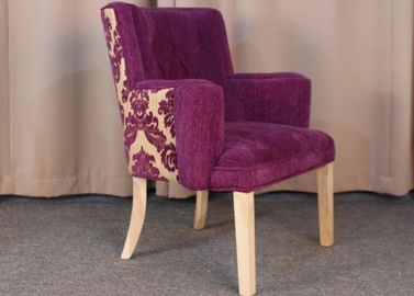 Classic Modern Fabric Armchairs For Living Room With Solid Oak Wood dining chair