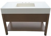 Stand Alone Modern Bathroom Vanity Cabinets Plywood With Solid Wood