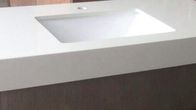 Custom Open Cube Solid Wood Bathroom Vanities Without Tops White Quartz