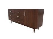 Walnut Modern Hotel Room Dresser 5 Star Wooden Tv Cabinets 30% Sheen