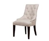 Simple Modern Upholstered Furniture Dining Room Chairs With Tufted Back