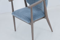 Vintage Hospitality Dining Chairs Oak Blue Arm Chair