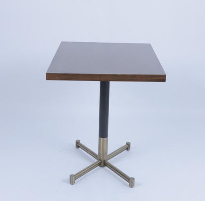Buy Wood Top Bedside Coffee Table Stainless Steel Base Luxury Modern online manufacture