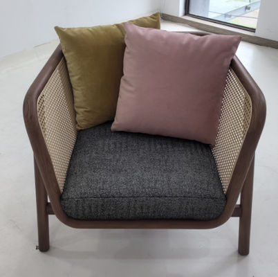 Buy Fabric Wood Loft Lounge Armchair Furniture Living Room Chairs Customized Sizes online manufacture