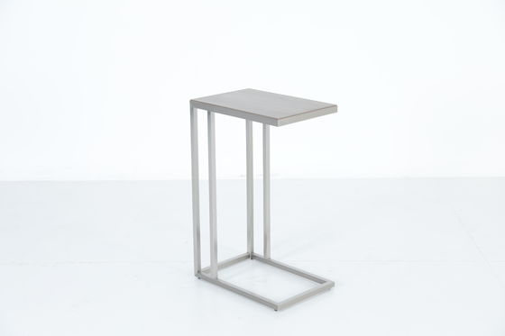 Hotel Furniture Guestroom Public Space Metal Base C Shape End Table