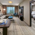 Luxury modern style 5-star hotel custom made FFE hospitality casegoods , wooden hotel bedroom  Furniture
