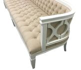 Classic Party Wedding Event Furniture Rental Single Fabric Chesterfield Sofa