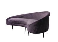 2018 new design french modern event wedding furniture sofa purple velvet fabric sofa