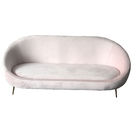 Pink Couch Velvet Upholstery Sofa Living Room Furniture For Wedding Rental