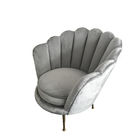 Wedding event velvet sofa ,Upholstery grey velvet sofa with stainless steel leg