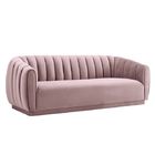 Hotsale luxury wedding furniture pink velvet sofas