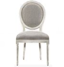Durable French Style Furniture Dining Room Chairs , Round Back Dining Chairs
