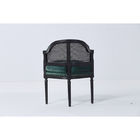 Elegant Unique Furniture Dining Room Chairs Dark Green Velvet Custom Made
