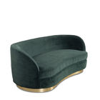 Home Living Room Sofa Vintage Luxurious Velvet Upholstery Sofa With Toe Kick In Velvet