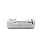 New Design Customized Professional Luxury Leisure Sofa Fabric Upholstery Wood Frame Metal Legs