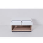Customized Modern Simple Wooden Dresser Combo Console Desk With Metal Frame