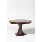 Customizable Design MDF Living Room Coffee Table With Walnut Veneer Solid Wood Base