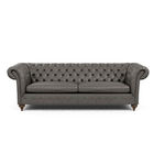 Upholstery Vintage Leather Living Room Sofa Chesterfield Chaise Lounge Sofa