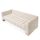 Business PU Or Velvet Three High Density Sponge Couch For Living Room Or Meeting Room