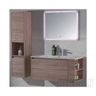 Compact Pvc Bathroom Cabinet / Wall Mounted Pvc Basin Cabinet Environmental Friendly