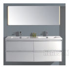 72 Mirror Modern Bathroom Vanity Cabinets Wall Mounted Moistureproof Double Sink
