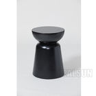 Modern Shape Marble Stone Coffee Table , Stone Side Table In Black Color For Hotel Living room or Meeting room