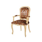 Luxury Antique Hotel Furniture Dining Room Chairs With Customized Fabric