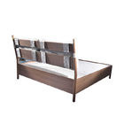 High End Wooden Furniture Hotel Bedroom Double Bed 1.8m With 2 Years Warranty
