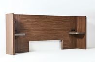 HPL Laminate LED King Size Hotel Headboards With Night Stands And Power Outlet