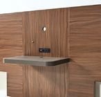Custom Made Hospitality Hotel Style Headboards Walnut HPL Queen Size With LED Lights