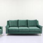 Forest Green ODM Living Room Sofa With Metal Leg