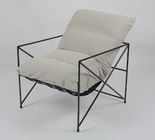 Indoor Feather Filling 73cm Height Contemporary Lounge Chairs