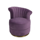 Home Velvet Fabric H75cm Living Room Sofa Chair