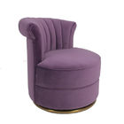 Home Velvet Fabric H75cm Living Room Sofa Chair