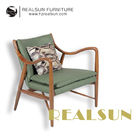 High Density Foam Hotel Luxury Furniture Wooden Frame Occasional Chairs