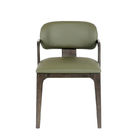 Modern PVC Synthetic Leather Wooden Frame Dining Chairs H78cm