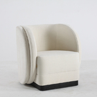 Solid Wood Single Leisure Chair Luxury Modern Indoor Living Room Furniture