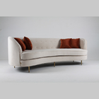 Indoor Furniture Living Room Curved Sofa Unfolded Modern Fashion