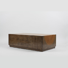 Clean Lines Square Solid Wood Coffee Table For Living Room Furniture