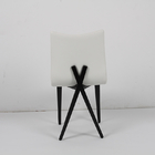 Overlapping Legs Modern Elegant Dining Chairs Contemporary Style